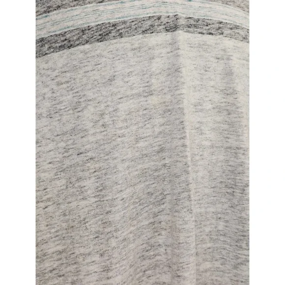 Hurley Men's Gray Short Sleeve Polo Size Large Striped Golf Shirt - Picture 3 of 11